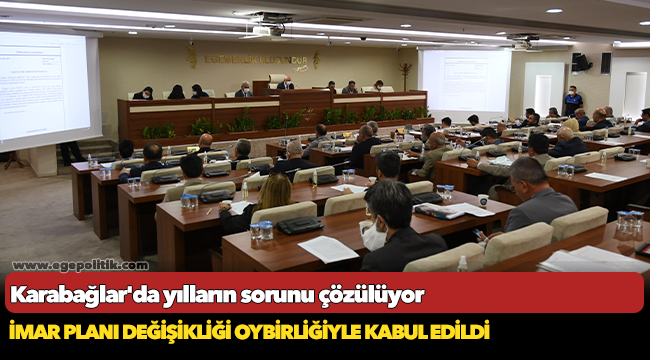 Karabağlar'da yılların sorunu çözülüyor