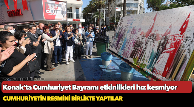 Konak’ta Cumhuriyet Bayramı etkinlikleri hız kesmiyor