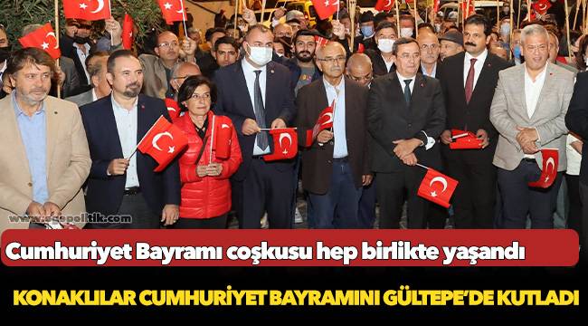 Konaklılar Cumhuriyet Bayramını Gültepe’de kutladı