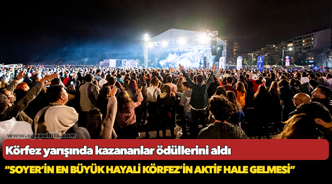 Körfez yarışında kazananlar ödüllerini aldı