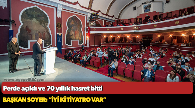 Perde açıldı ve 70 yıllık hasret bitti