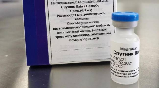 Rusya Sağlık Bakanlığı: Sputnik Light'ı sadece güçlendirici doz olarak kullanın