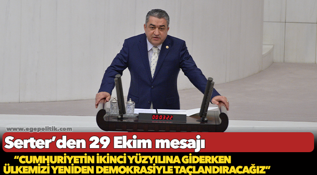Sertel, “Cumhuriyetin ikinci yüzyılına giderken ülkemizi yeniden demokrasiyle taçlandıracağız”