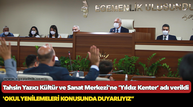 Tahsin Yazıcı Kültür ve Sanat Merkezi'ne 'Yıldız Kenter' adı verildi