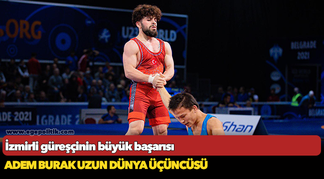 Adem Burak Uzun Dünya üçüncüsü