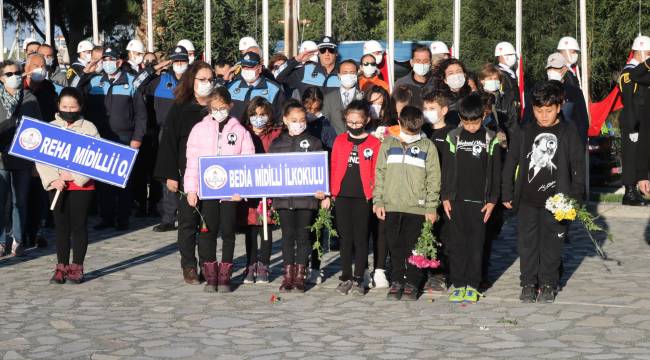 ATATÜRK FOÇADA SAYGI ÖZLEM VE MİNNETLE ANILDI