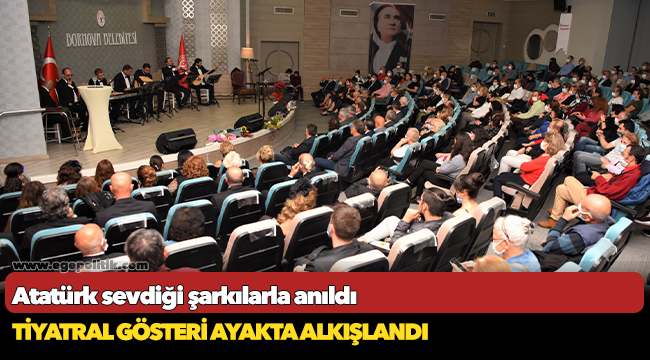 Atatürk sevdiği şarkılarla anıldı