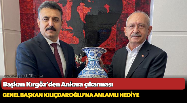 Başkan Kırgöz’den Ankara çıkarması