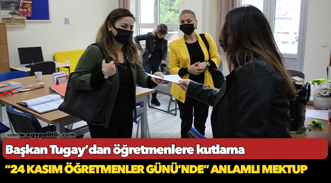 Başkan Tugay’dan öğretmenlere kutlama