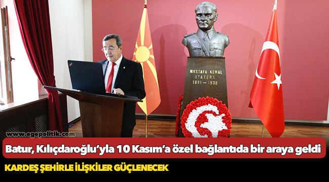 Batur, Kılıçdaroğlu’yla 10 Kasım’a özel bağlantıda bir araya geldi