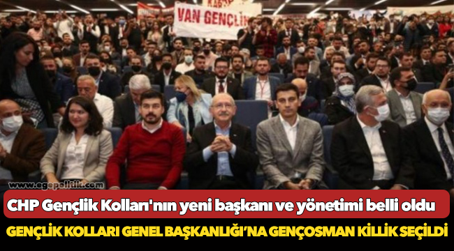 CHP Gençlik Kolları&#039;nın yeni başkanı ve yönetimi belli oldu