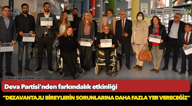 Deva Partisi’nden farkındalık etkinliği