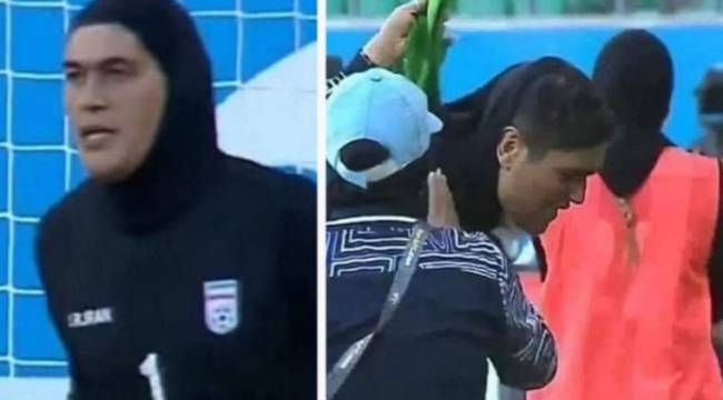 İran kalecisi Zohreh Koudaei, erkek olduğu iddialarına cevap verdi