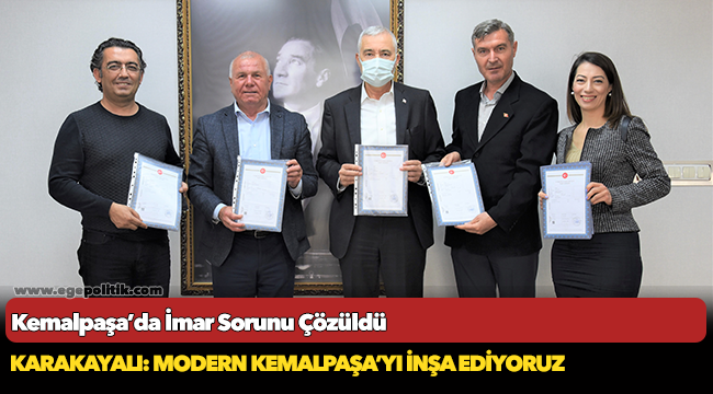 Kemalpaşa’da İmar Sorunu Çözüldü