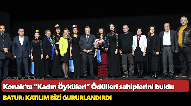 Konak’ta “Kadın Öyküleri” Ödülleri sahiplerini buldu