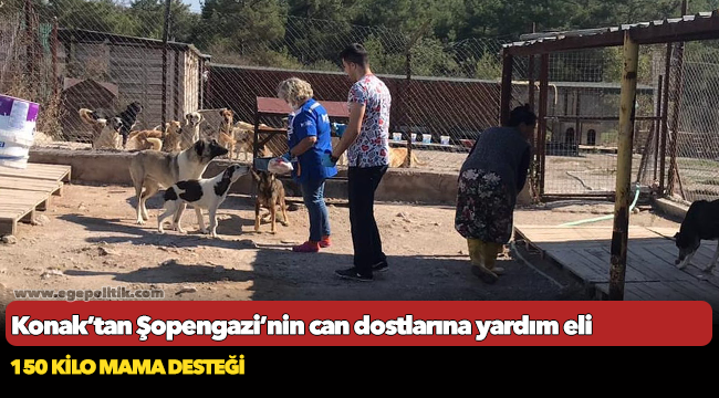 Konak’tan Şopengazi’nin  can dostlarına yardım eli