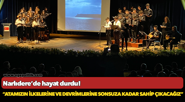 Narlıdere’de hayat durdu!