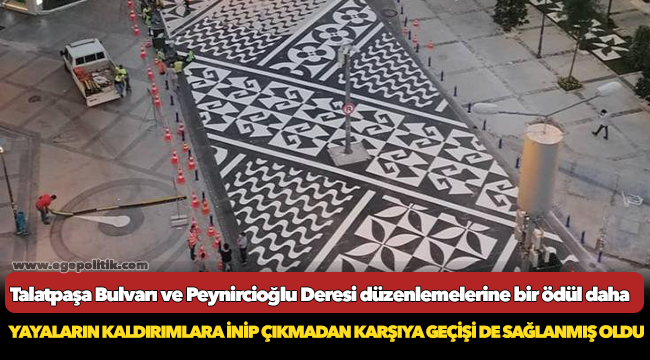 Talatpaşa Bulvarı ve Peynircioğlu Deresi düzenlemelerine bir ödül daha