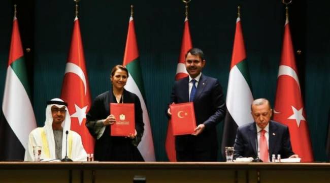 Türkiye ve BAE arasında 10 anlaşma imzalandı