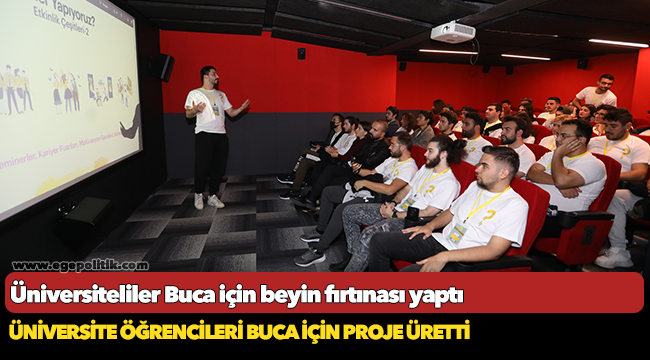 Üniversite öğrencileri Buca için proje üretti