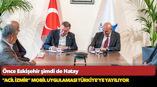 “Acil İzmir” mobil uygulaması Türkiye’ye yayılıyor