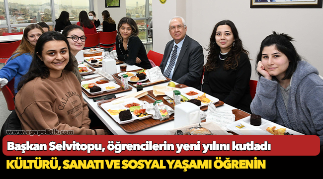 Başkan Selvitopu, öğrencilerin yeni yılını kutladı