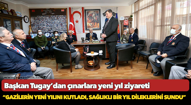 Başkan Tugay’dan çınarlara yeni yıl ziyareti