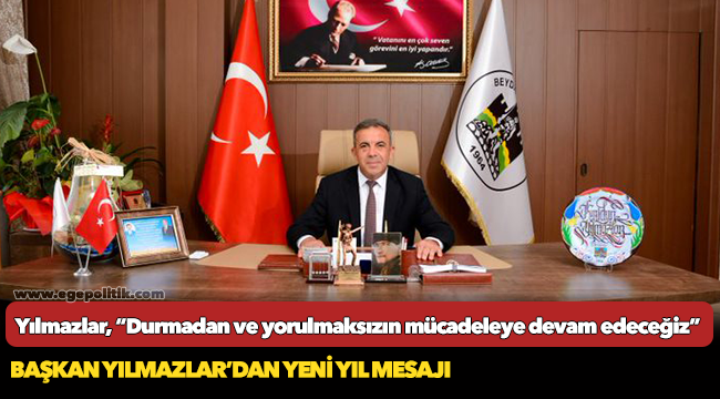 Başkan Yılmazlar’dan Yeni Yıl Mesajı