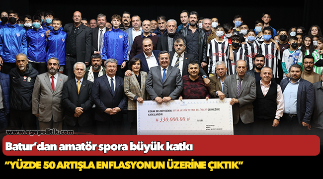 Batur’dan amatör spora  büyük katkı