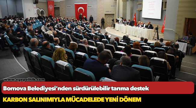 Bornova Belediyesi’nden sürdürülebilir tarıma destek