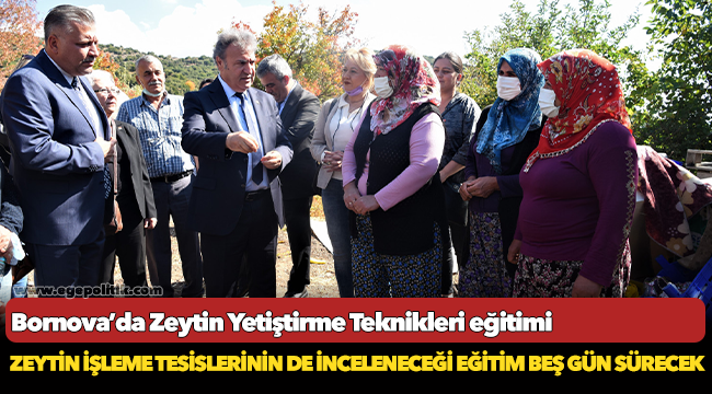 Bornova’da Zeytin Yetiştirme Teknikleri eğitimi