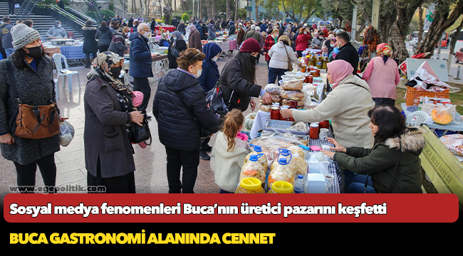 Buca’da üreticiyle tüketici buluştu