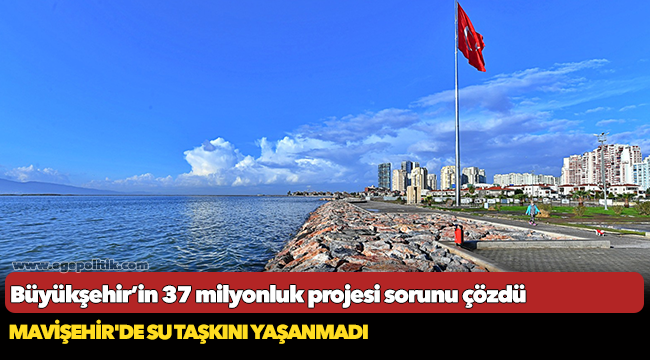 Büyükşehir’in 37 milyonluk projesi sorunu çözdü