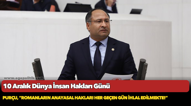 CHP'li Purçu, “Romanların Anayasal Hakları Her Geçen Gün İhlal Edilmekte!”