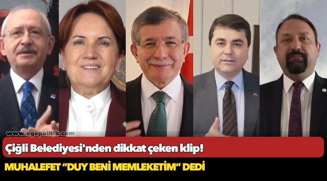 Çiğli Belediyesi'nden dikkat çeken klip!