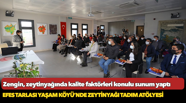 Efes Tarlası Yaşam Köyü’Nde Zeytinyağı Tadım Atölyesi