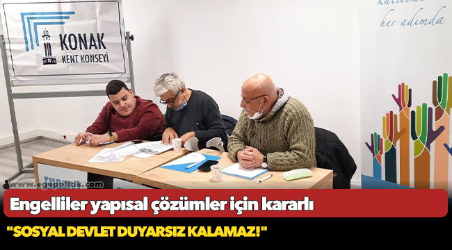 Engelliler yapısal çözümler için kararlı