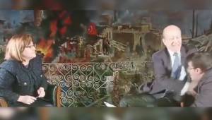 Gazeteci Muharrem Sarıkaya ses teknikerine tokat attı