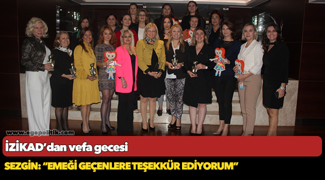 İZİKAD’dan vefa gecesi