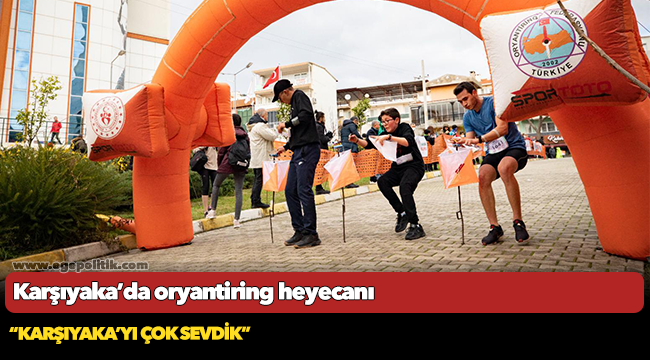 Karşıyaka’da oryantiring heyecanı