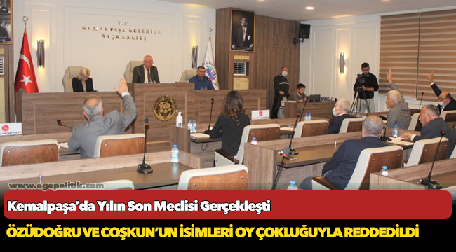 Kemalpaşa’da Yılın Son Meclisi Gerçekleşti