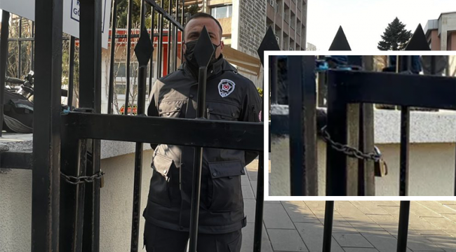 Kılıçdaroğlu'nun gelişi öncesi MEB'in kapısına kilit vuruldu!