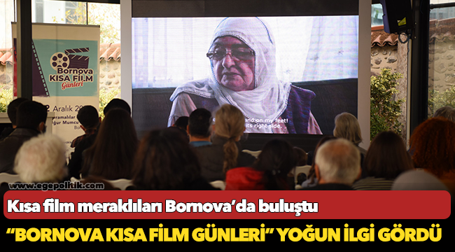 Kısa film meraklıları Bornova’da buluştu