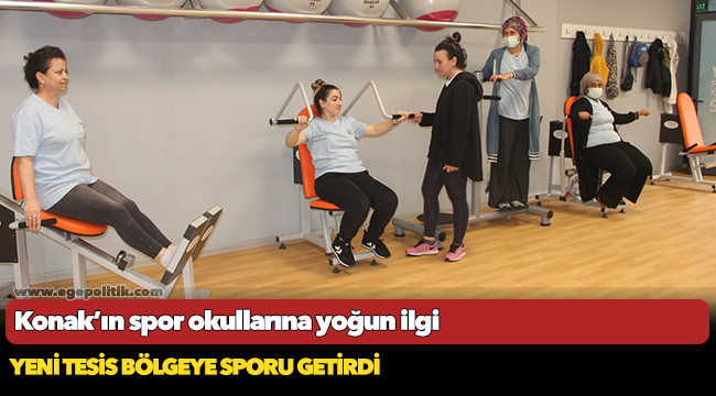 Konak’ın spor okullarına  Yoğun ilgi