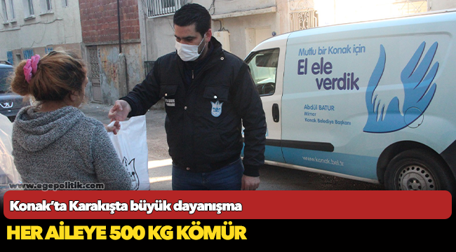 Konak'ta Karakışta büyük dayanışma