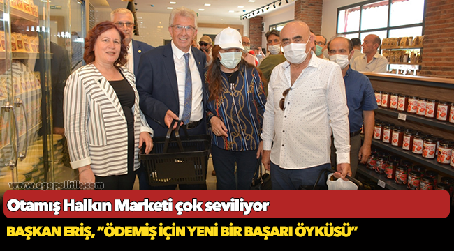 Otamış Halkın Marketi çok seviliyor