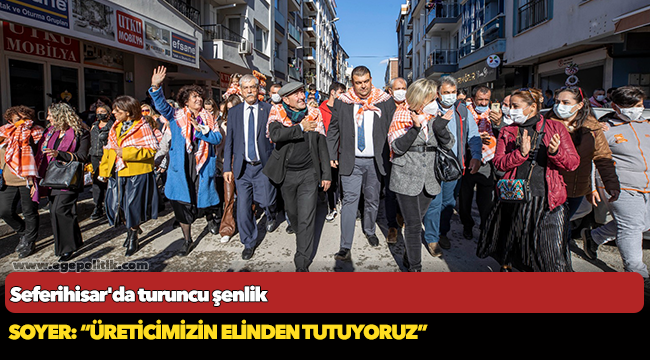 Seferihisar'da turuncu şenlik