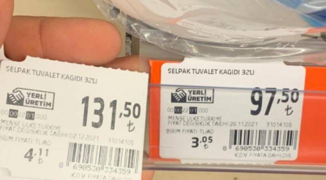 Tuvalet kağıdı yüzde 40 zamlandı: 131 lirayı aştı
