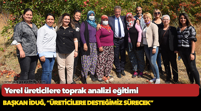 Yerel üreticilere toprak analizi eğitimi