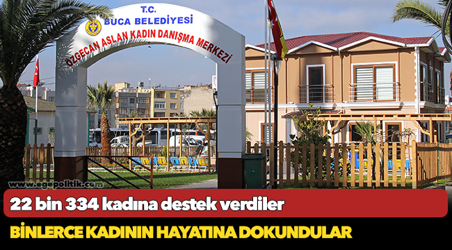 22 bin 334 kadına destek verdiler